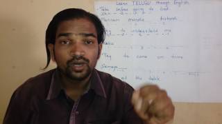 Watch Learn  Telugu through English. Video
