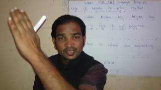 Watch Learn Punjabi learning videos through English. Video