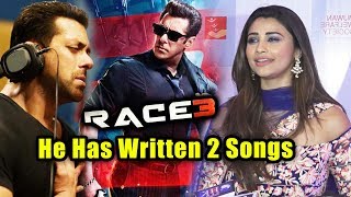 Watch Salman Khan Has Written 2 Songs For RACE 3, Daisy Shah Reveals Details On Race 3 Video