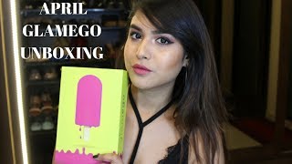 Watch UNBOXING GLAMEGO BOX | APRIL | MAKEUP AND FASHION DIARIES Video