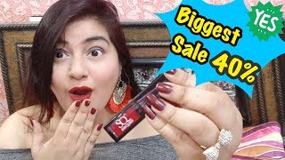 Watch Biggest Sale - Flat 40% Discount | Stay Quirky Liquid Lipstick | JSuper Kaur Video
