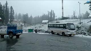 Watch Fresh snowfall in higher reaches of Kashmir, rains lash plains Video