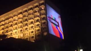 Watch Live Animation Wall at ASEAN-India Commemorative Summit Venue - A Sneak Peak Video