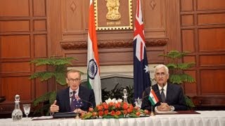 Watch Visit of Foreign Affairs Minister of Australia Senator Bob Carr- Joint Media Interaction Video