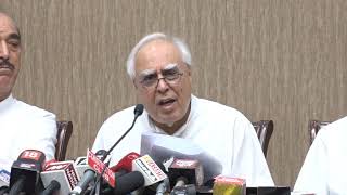 Watch Ghulam Nabi Azad and Kapil Sibal addresses media on impeachment motion against CJI Video