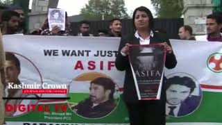 Watch Congress Leader Sheikh Amir Held Protest In Baramulla Over Kutua Rape And Murder. Video