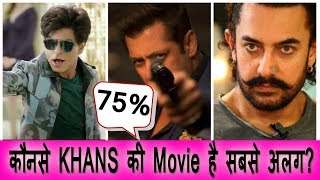 Watch Which KHANS Film Will Be Most Unique In 2018? AAMIR, SALMAN & SRK Video