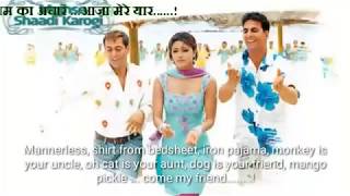 Watch Mujhse Shaadi Karogi   HINDI Movie Dialogues with English subtitles Video