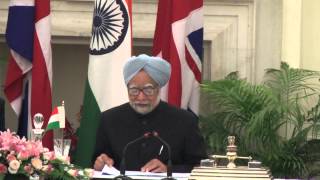 Watch Official Visit of Prime Minister of UK:  Media Statements Video