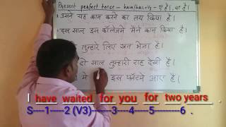 Watch Spoken English  through  Hindi  . Video