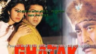 Watch Ghatak   Hindi movie dialogue with English subtitles......music and songs Video
