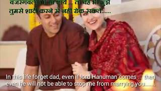 Watch Bajrangi Bhaijaan    Hindi movie  dialogues with  English  subtitles      music and songs Video