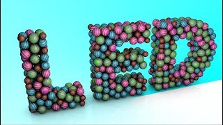 Watch Distribute Cloner Balls in Text - Cinema 4D Tutorial Video