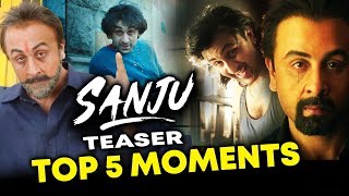 Watch SANJU TEASER | TOP 5 BEST Moments | Ranbir Kapoor Video