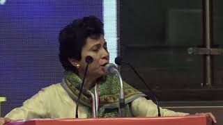 Watch Save The Constitution: Selja Kumari Speech at Talkatora Stadium, New Delhi Video