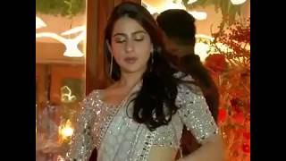 Watch Gorgeous Sara Ali Khan Spotted In Hot Saari At Close Friend Wedding Video