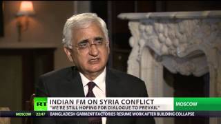 Watch External Affairs Minister's interview to RT TV (Russia) during his visit to Russia Video