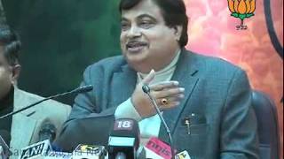 Watch Part 1: PM's Media Interaction: Sh. Nitin Gadkari: 16.02.2011 Video