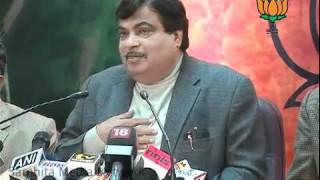 Watch Part 2: PM's Media Interaction: Sh. Nitin Gadkari: 16.02.2011 Video