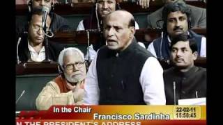 Watch Motion of Thanks on President's Address: Sh. Raj Nath Singh: 22.02.2011 Video
