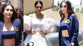 Watch Kareena Kapoor, Sonam Kapoor GRAND ENTRY At Veerey Di Wedding TRAILER LAUNCH Video