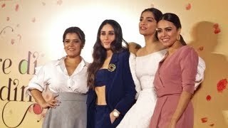 Watch Kareena Kapoor, Swara Bhaskar, Sonam Kapoor On Stage At Veerey Di Wedding Trailer Launch Video