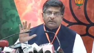 Watch Meeting of Chief Ministers of BJP with Sh. Nitin Gadkari: Sh. Ravi Shankar Prasad: 09.05.2011 Video