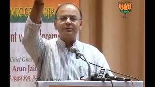 Watch Economic Cell Programme on Development Vs Displacement: Sh. Arun Jaitley: 07.06.2011 Video