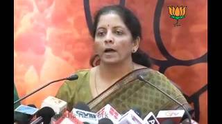 Watch Corruption, Black Money Issue & Tahawwur Rana Case: Smt. Nirmala Sitharaman: 11.06.2011 Video