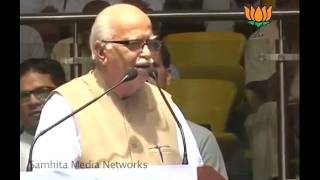 Watch Maha Abhiyan Corruption, Black Money & Dictatorship of Cong Govt: Sh. Lal Krishna Advani: 23.06.2011 Video