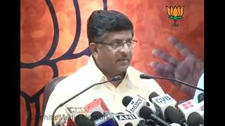 Watch Meet with  Anna Hazare on Lokpal bill issue: Sh. Ravi Shankar Prasad: 01.07.2011 Video