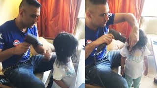 Watch MS Dhoni And Daughter Ziva Cute Bond Will Melt Your Heart Video