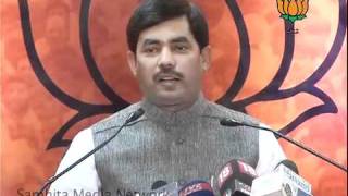 Watch BJP Press: Sh. Syed Shahnawaz Hussain Byte on Digvijay Singh's Statement: 16.07.2011 Video