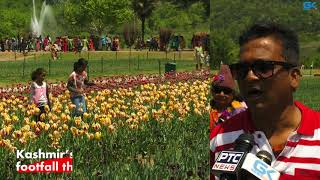 Watch Kashmirâ€™s Tulip garden saw 25% increase in footfall this year Video