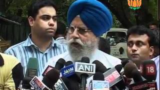 Watch BJP Byte on NDA Meeting: Sh. S.S. Ahluwalia: 30.07.2011 Video