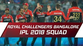 Watch IPL 2018: Royal Challengers Bangalore updated squad Video