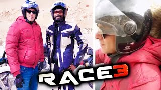 Watch Salman Khan In Dashing Look With Remo D'Souza In Ladakh | RACE 3 Shooting Video