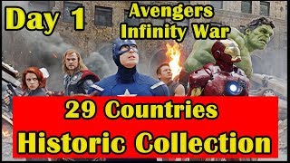 Watch Avengers Infinity War Record Breaking Collection Day 1 In 29 Countries Video