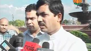 Watch BJP Byte on No Mercy to Afzal Guru & Anna Hazare Protest: Sh. Syed Shahnawaz Hussain: 10.08.2011 Video