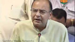 Watch BJP Press: Lathi charge on Protest & P. Chidambaram Statement: Sh. Arun Jaitley: 10.08.2011 Video