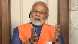 Watch PM Modi addresses Karnataka BJP workers via NaMo app, accuses Cong of tardy progress of state Video