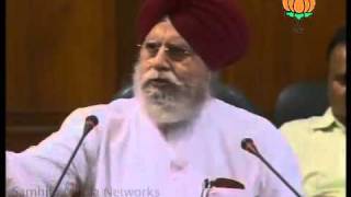 Watch BJP Press:  Anna Hazare's Protest &  Janlokpal Bill: Sh. S.S Ahluwalia: 23.08.2011 Video