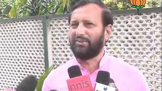 Watch BJP Byte: Govt  Action Against Team Anna & Shehla Masood Case: Sh. Prakash Javadekar: 03.09.2011 Video