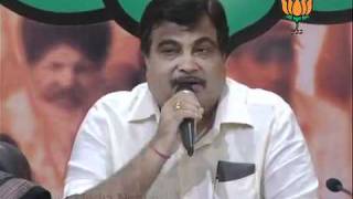 Watch BJP Press: BJP Haryana Coalition: Sh. Nitin Gadkari: 10.09.2011 Video