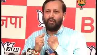 Watch BJP Byte:  Anna Hazare & Chidambaram's Comment on Naxal: Sh. Prakash Javadekar: 13.09.2011 Video
