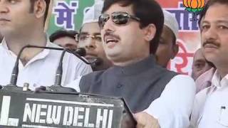 Watch Speech: Sadbhavana Mission Fast Programme & Minority Morcha: Sh. Syed Shahnawaz Hussain: 17.09.2011 Video