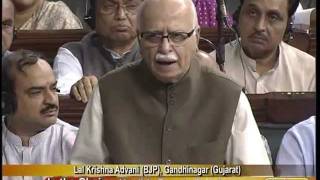 Watch Statement of Home Minister: Sh. Lal Krishna Advani: 07.09.2011 Video