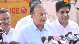 Watch BJP Byte: Meeting with Sudheendra Kulkarni in Tihar Jail: Sh. Arun Jaitley: 28.09.2011 Video