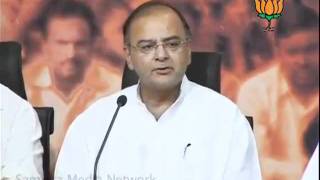 Watch BJP Press: Upcoming Elections in Uttar Pradesh & Governance Issues: Sh. Arun Jaitley: 01.10.2011 Video