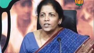 Watch BJP Press: Goa Illegal Mining, Manipur Blockade & Sanjiv Bhatt: Smt. Nirmala Sitharaman: 04.10.2011 Video